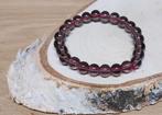 armbandje glazen kralen grijs/roze, Ophalen of Verzenden, Nieuw, Overige materialen, Met bedels of kralen
