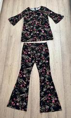 Prachtige set van LaDress zwart / print XL & XXL nieuwstaat, Kleding | Dames, Blouses en Tunieken, Verzenden, Zwart, Maat 46/48 (XL) of groter