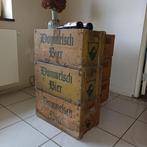 Vintage houten Dommelsch bierkratten, Huis en Inrichting, Ophalen, Minder dan 50 cm, Gebruikt, Minder dan 50 cm
