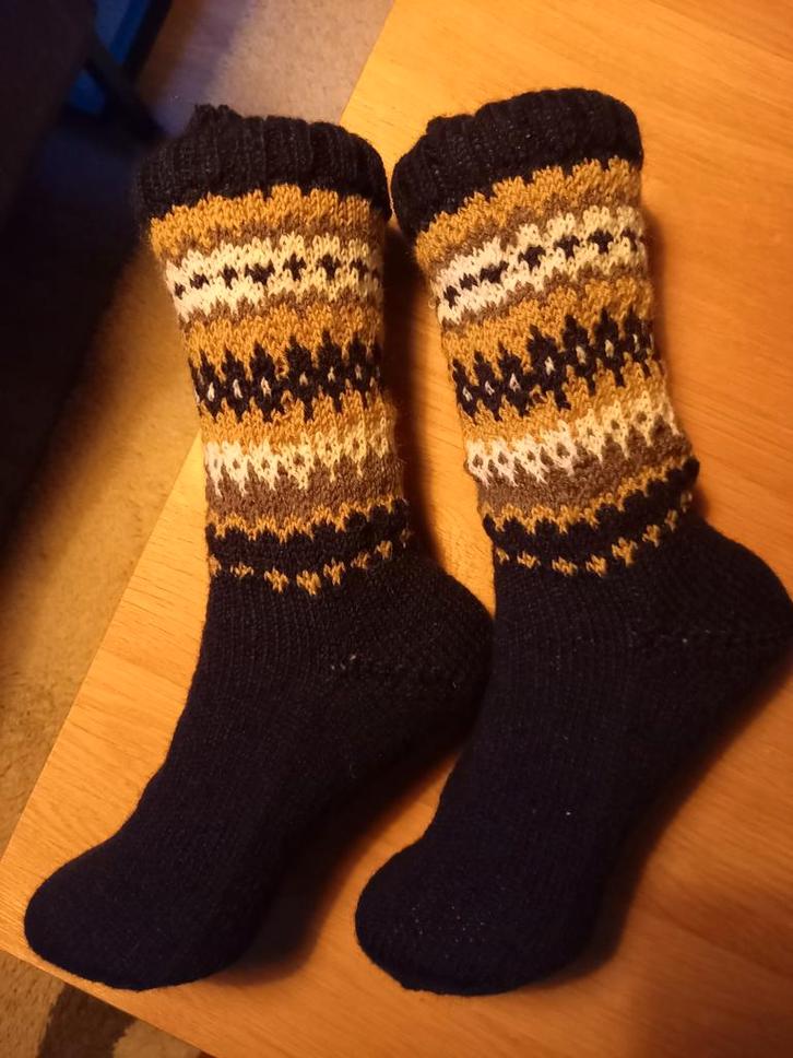 Handgebreide wollen sokken, maat 36-38, Kleding | Dames, Sokken en Kousen, Nieuw, Sokken en Kniesokken, Maat 35 t/m 38, Overige kleuren