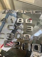 C200 embleem mercedes c-klasse c43 c300e a180 logo w177 w176, Gebruikt, Achterklep, Mercedes-Benz, Ophalen of Verzenden