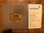 3 stuks Umicore goudbaar 2,5 gram, Ophalen of Verzenden, Goud
