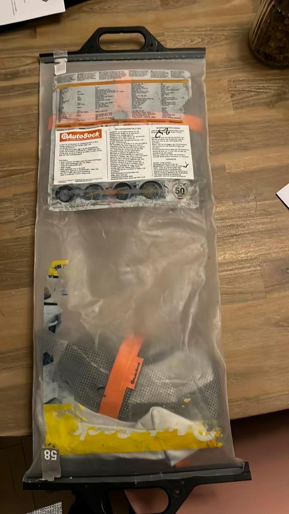 Autosock maat 58, Auto diversen, Sneeuwkettingen, Nieuw, Ophalen of Verzenden