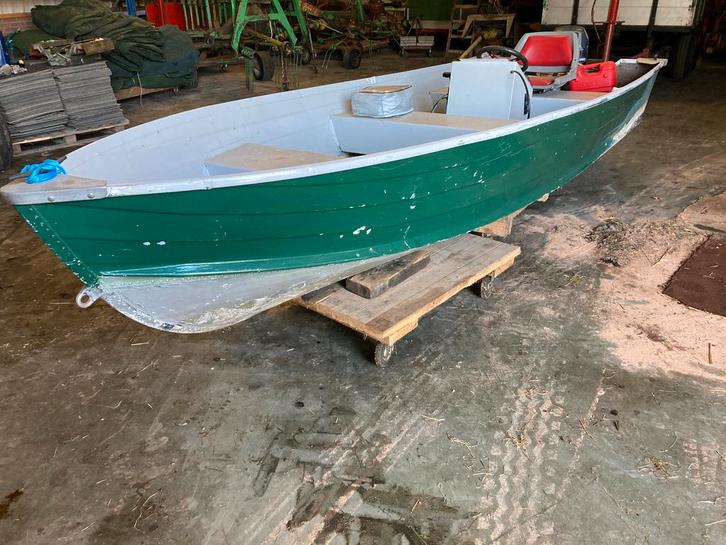 Quicksilver aluminium boot met Yamaha buitenboordmotor, Watersport en Boten, Vis- en Consoleboten, Gebruikt, Tot 10 pk, 3 tot 6 meter