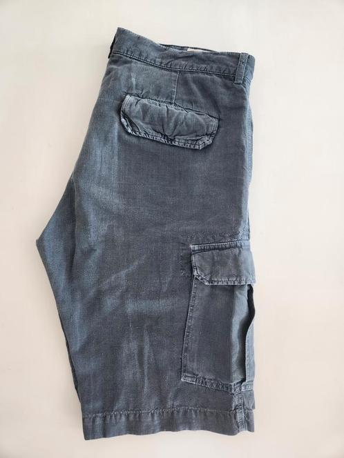 Brunello Cucinelli heren short mt52 linnen – topkwaliteit!, Kleding | Heren, Broeken en Pantalons, Zo goed als nieuw, Maat 52/54 (L)