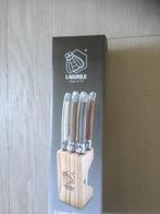 Te koop: 6 Laguiole steak messen, Huis en Inrichting, Keuken | Bestek, Ophalen of Verzenden, Nieuw, Rvs of Chroom