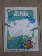 Dot to dot cijfers 1 tot 25 kleurboek met stickers - nieuw, Ophalen of Verzenden, Nieuw, Puzzelen