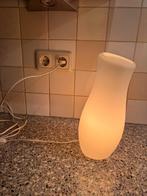 Vintage ikea Mylonit lamp wit glas organisch 31 cm hoog, Ophalen of Verzenden, Zo goed als nieuw, Glas, Minder dan 50 cm