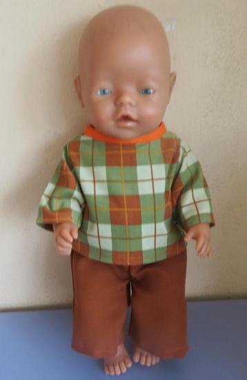 Poppenkleertjes poppenkleding Baby pop 40-43c jongenssetje59 beschikbaar voor biedingen