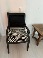 Zebra stoel, Huis en Inrichting, Stoelen, Hout, Ophalen
