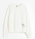 Losvallende H&M Sweater crème met print maat L, nieuw, Kleding | Dames, H&M, Overige kleuren, Maat 42/44 (L), Nieuw