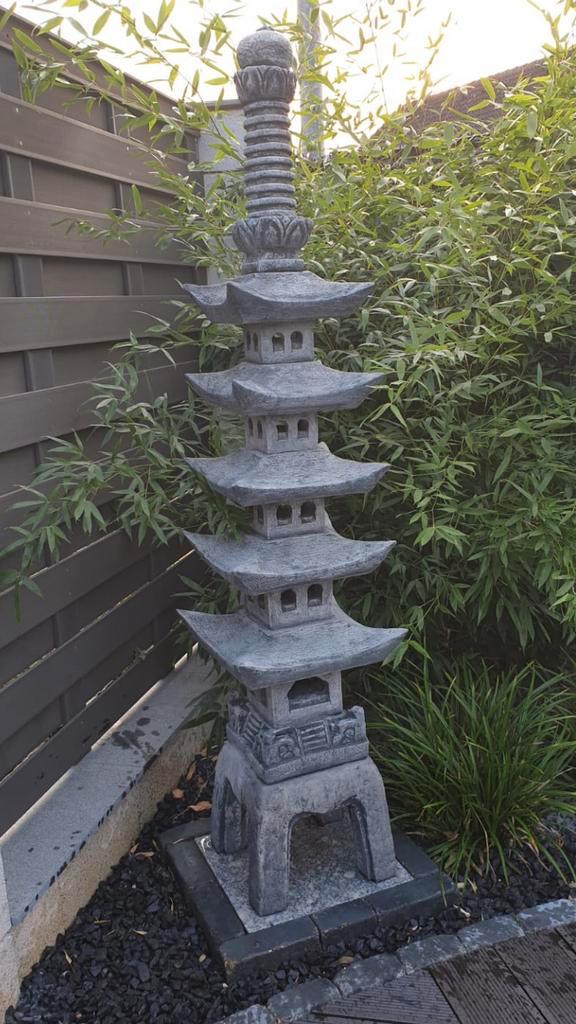 ‼️Pagode 180cm 130kg Yukimi Rankei Lantaarn Lamp Bonsai‼️, Tuin en Terras, Tuinbeelden, Nieuw, Boeddhabeeld, Beton, Ophalen