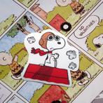 Snoopy en Woodstock van Peanuts strips Flying Ace Sticker, Verzamelen, Stripfiguren, Nieuw, Plaatje, Poster of Sticker, Snoopy
