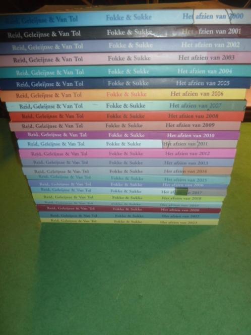 Fokke & Sukke Het afzien van 23x +5x hardcover +12 softcover, Boeken, Strips | Comics, Zo goed als nieuw, Meerdere comics, Europa
