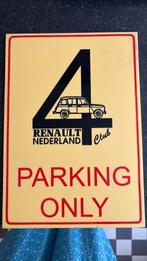 Parkeerbordje Renault 4, Ophalen of Verzenden, Zo goed als nieuw, Renault