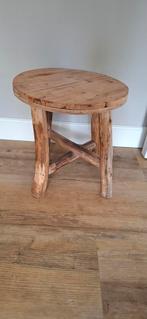 Stoer Houten Krukje, Ophalen, Minder dan 45 cm, Minder dan 55 cm, Gebruikt