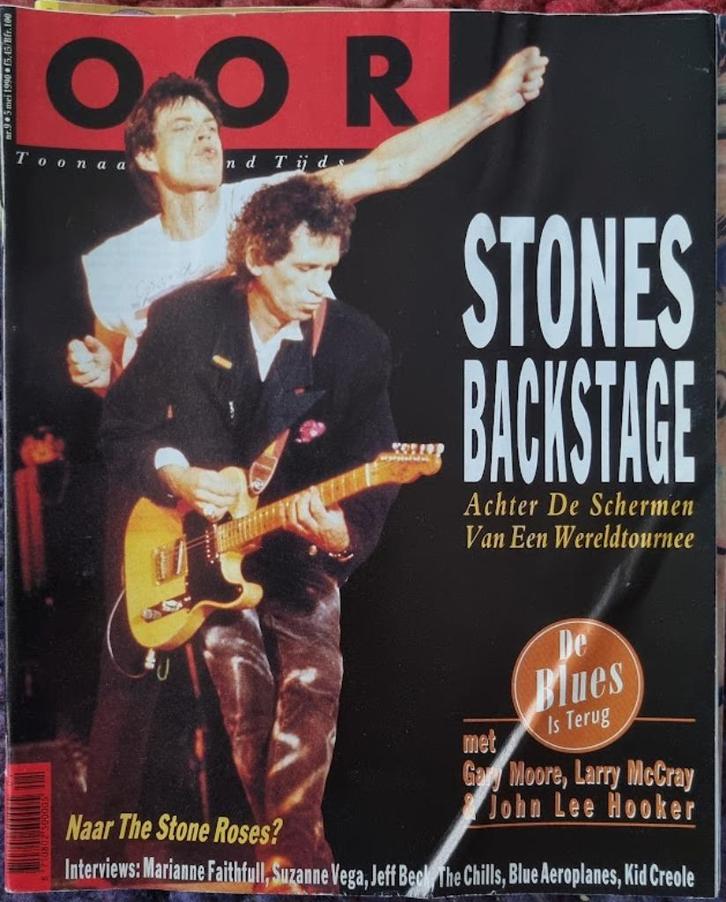 OOR 9-1990 Rolling Stones John Lee Hooker Gary Moore Faithfu, Boeken, Tijdschriften en Kranten, Zo goed als nieuw, Muziek, Film of Tv