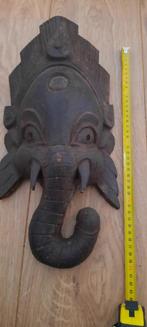 Houten ganesha masker, Ophalen of Verzenden