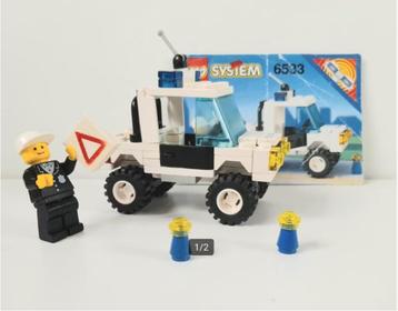 Lego 6533 Police 4x4 Vintage 1992 Classic Town Vehicle Set beschikbaar voor biedingen