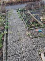 Partij gebruikte tegels: grind, beton, terras, Tuin en Terras, Ophalen, Gebruikt, 10 m² of meer, Beton