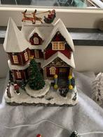 Groot kersthuis met licht en muziek, Ophalen of Verzenden, Nieuw