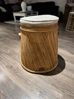 Riviera Maison rattan poef, Ophalen, Zo goed als nieuw