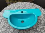 58,5x34,5 Groot fonteintje kleine wastafel turquoise kleur, Ophalen