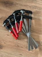 Set van 4 lijmklemmen afmetingen 80x300 mm, Ophalen of Verzenden, Gebruikt