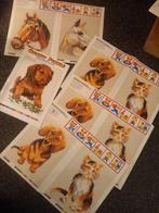 * Ministeck honden, katten, paarden *, Hobby en Vrije tijd, Ministeck, Verzenden, Gebruikt, Voorbeeldboek