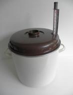 Zware Weck weckketel/brouwketel met rooster en thermometer, Ophalen of Verzenden, Gebruikt