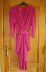 Vintage Fuchsia roze jurk kleed Maat 36-38, Kleding | Dames, Jurken, Ophalen of Verzenden, Maat 36 (S), Roze, Boven de knie