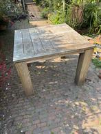 Opknapper eiken tuintafel, Tuin en Terras, Tuintafels, Ophalen, Zo goed als nieuw, Rechthoekig, Hout
