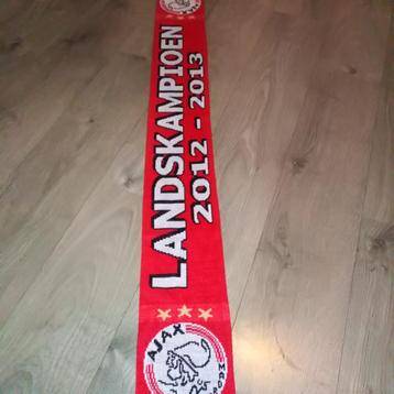 Ajax sjaal landskampioen 2012-2013 3 times in a row beschikbaar voor biedingen