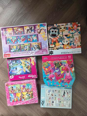 Puzzel Collectie - Disney & Meer - 6 Stuks beschikbaar voor biedingen