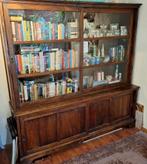 Geweldige massief teakhouten buffet/ vitrine/winkelkast, Ophalen of Verzenden, Gebruikt, 50 tot 75 cm, 200 cm of meer