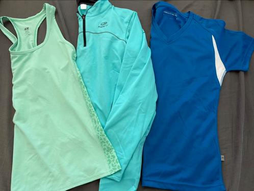 Sport tops S, Kleding | Dames, Sportkleding, Zo goed als nieuw, Maat 36 (S), Blauw, Ophalen of Verzenden
