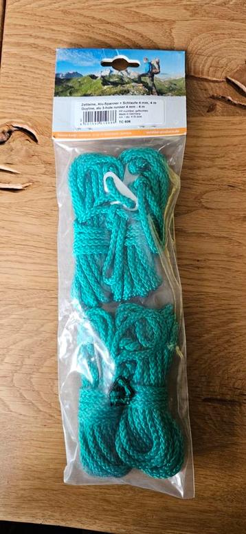 Nieuwe, Tent, Scheerlijnen 4mm x 4m - 4 stuks beschikbaar voor biedingen