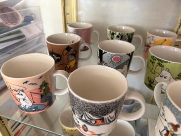 74 Moomin / Moemin mokken (Arabia Finland) beschikbaar voor biedingen