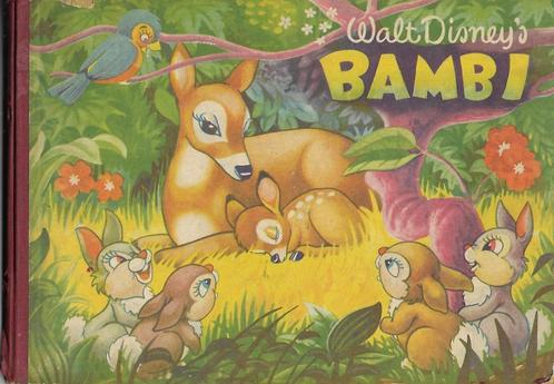 Bambi - Walt Disney plaatjesboek, Boeken, Prentenboeken en Plaatjesalbums, Gelezen, Plaatjesalbum, Ophalen of Verzenden