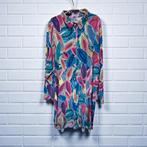 Magna Blouse Maat 52/54 Blauw Roze Retro Print Tuniek, Kleding | Dames, Verzenden, Maat 46/48 (XL) of groter, M, Roze