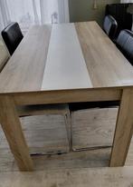 Mooie eettafel, Huis en Inrichting, Tafels | Eettafels, Ophalen, Gebruikt, 100 tot 150 cm, Vijf personen of meer