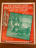 Bladmuziek "Er hangt een Paardenhoofdstel aan de muur", Muziek en Instrumenten, Bladmuziek, Ophalen of Verzenden, Zo goed als nieuw
