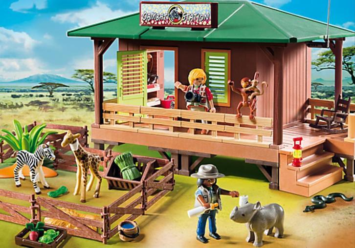 6936 safari het verzorgingshuis voor gewonde dieren, Kinderen en Baby's, Speelgoed | Playmobil, Nieuw, Complete set, Ophalen of Verzenden