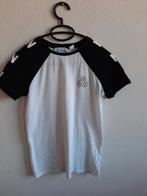 Nik & Nik t-shirt zwart met wit maat 12 ofwel 152., Nik&Nik, Ophalen of Verzenden, Zo goed als nieuw, Shirt of Longsleeve