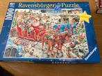vier mooie kerstpuzzels 1000 stukjes, Hobby en Vrije tijd, Denksport en Puzzels, Ophalen of Verzenden, 500 t/m 1500 stukjes, Zo goed als nieuw