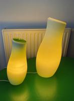 Ikea Mylonit 2x lamp groen en blauw, Huis en Inrichting, Gebruikt, Minder dan 30 watt, Overige typen, E27 (groot)