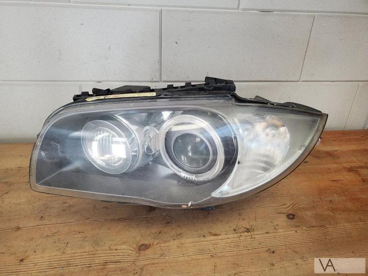 BMW 1 serie E87 koplamp links xenon met bochtlicht 7181281, Auto-onderdelen, Verlichting, BMW, Gebruikt, Ophalen of Verzenden