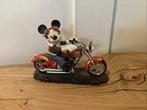 Walt Disney Mickey Mouse op Motor Beeld, Ophalen, Mickey Mouse, Zo goed als nieuw, Beeldje of Figuurtje