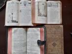 4 OUDE KATHOLIEKE KERKBOEKEN (3 IN HOES)., Ophalen