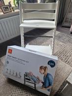 Stokke Tripp Trapp stoel met Nieuwbornset, Ophalen of Verzenden, Zo goed als nieuw, Meegroeistoel
